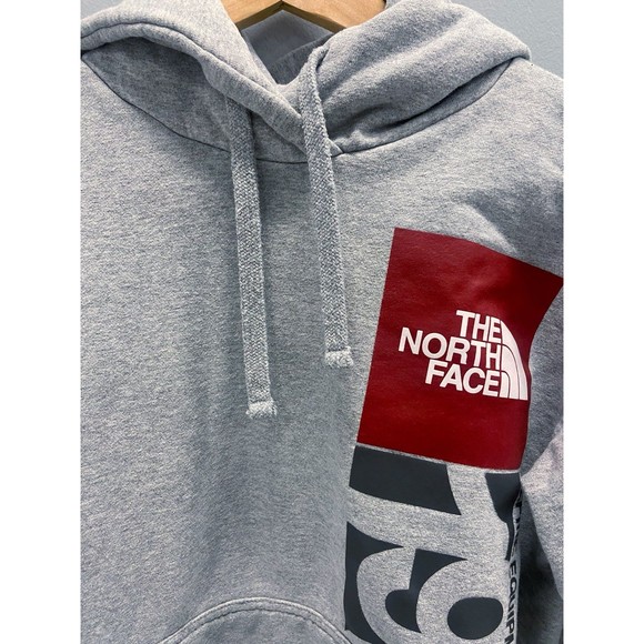 The North Face | Pullover Drawstring Gray Hoodie Men’s Size Large - Picture 3 of 11